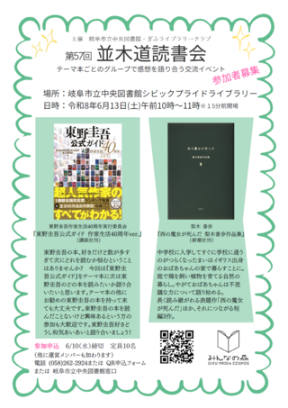 並木道読書会Vol.57