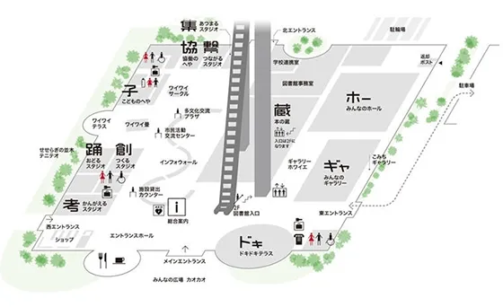 館内フロアマップ1F